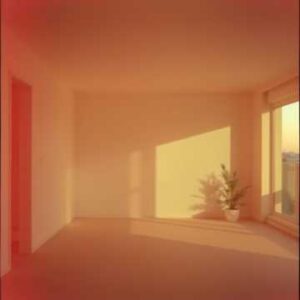 夕日の影を見つめて